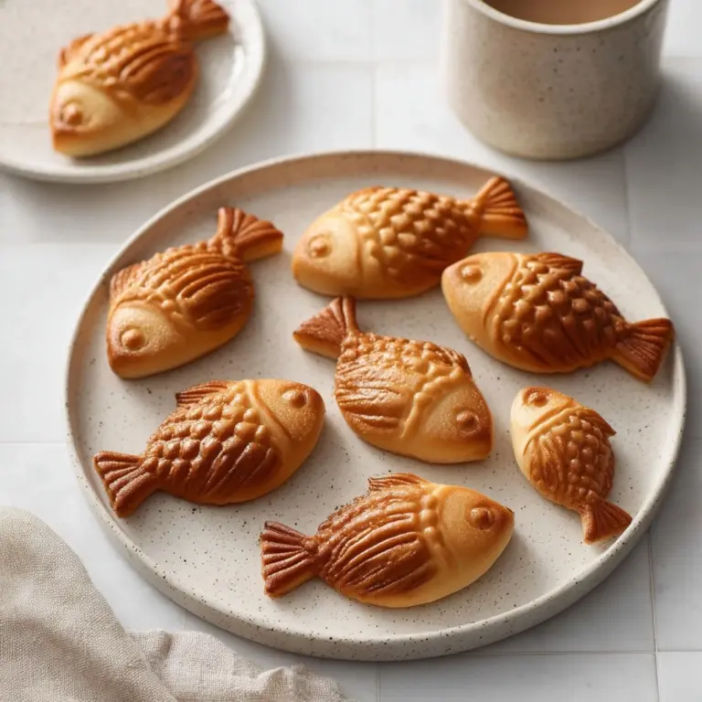 Taiyaki (Japanese Fish Dessert) Recipe