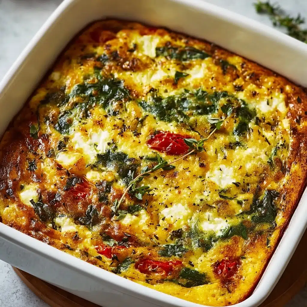 Baked Greek Omelet Recipe - Recipe Image