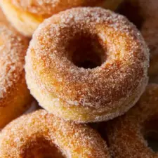 Old Fashioned Sourdough Donuts with Cinnamon Sugar Coating Recipe