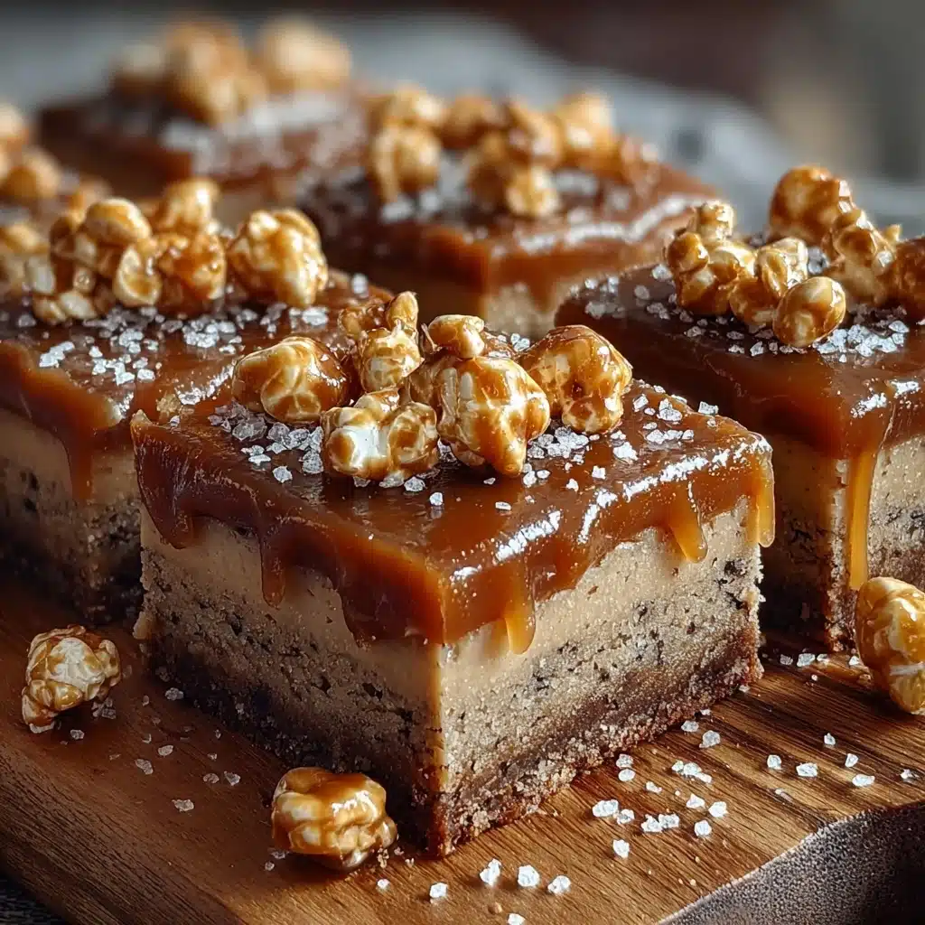 Sweet & Salty Bliss: Salted Caramel Pretzel Blondies Recipe - Recipe Image