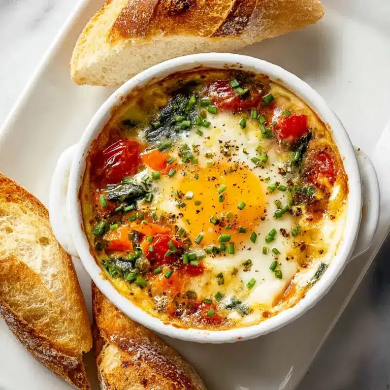 Baked Feta Eggs Recipe