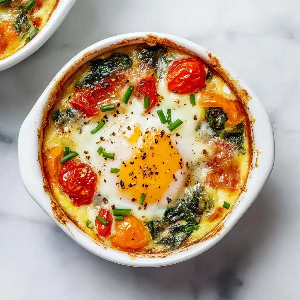 Baked Feta Eggs Recipe - Recipe Image