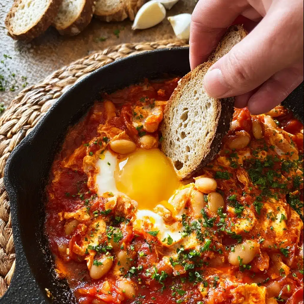 Spanish Beans & Eggs | The Ultimate One-Pan Skillet Recipe - Recipe Image