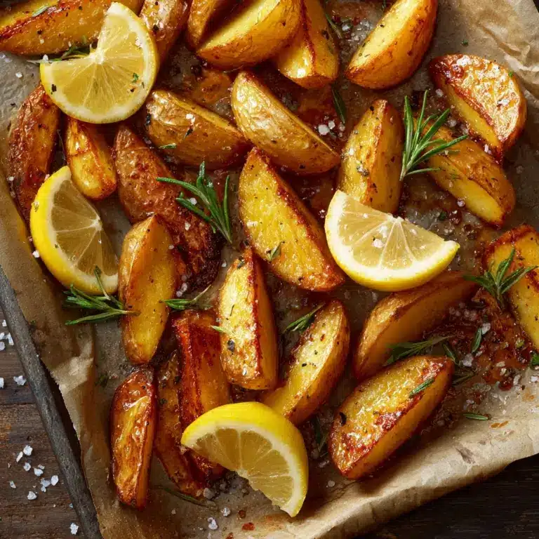 Spicy Lemon Potatoes – Add ½ teaspoon red pepper flakes for a kick Recipe