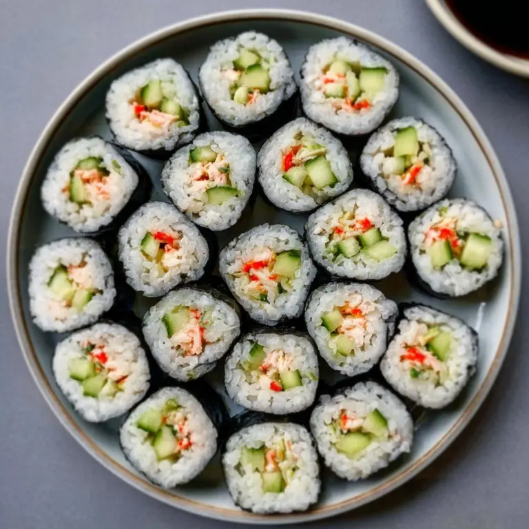 California Roll Sushi Recipe