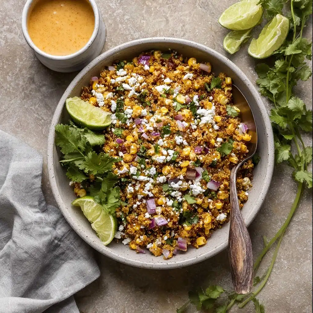 Dairy-Free Mexican Street Corn Quinoa Salad Recipe - Recipe Image
