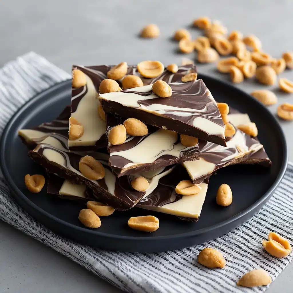 10 Minute Peanut Butter Chocolate Greek Yogurt Bark Recipe - Recipe Image