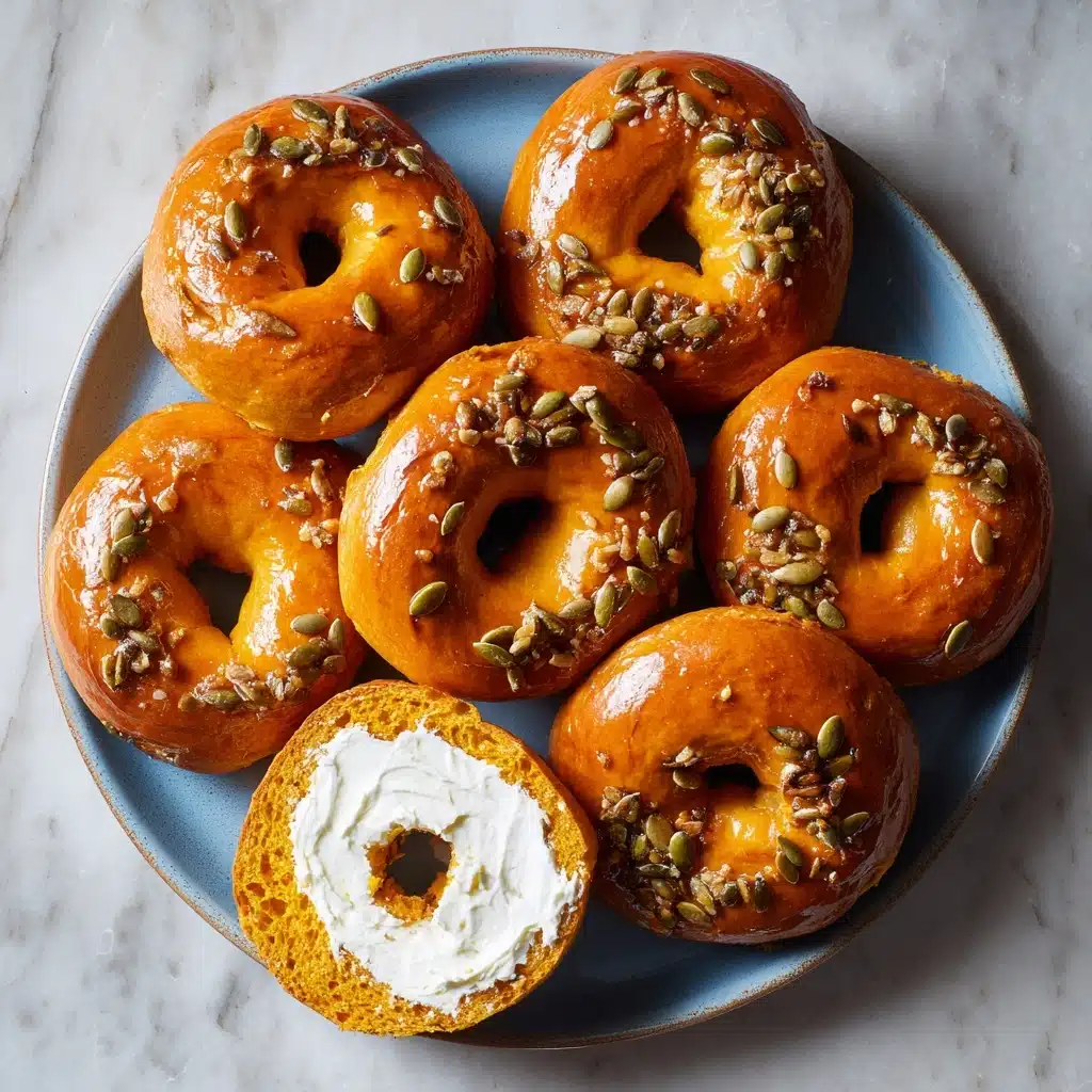 Pumpkin Bagels Recipe