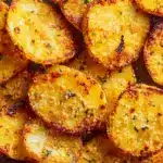 Viral Crispy Garlic Parmesan Crusted Potatoes Recipe