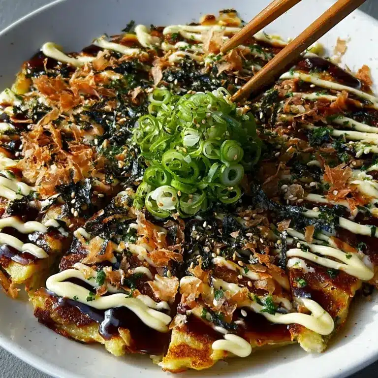 Okonomiyaki (Easy Japanese Cabbage Pancake) Recipe