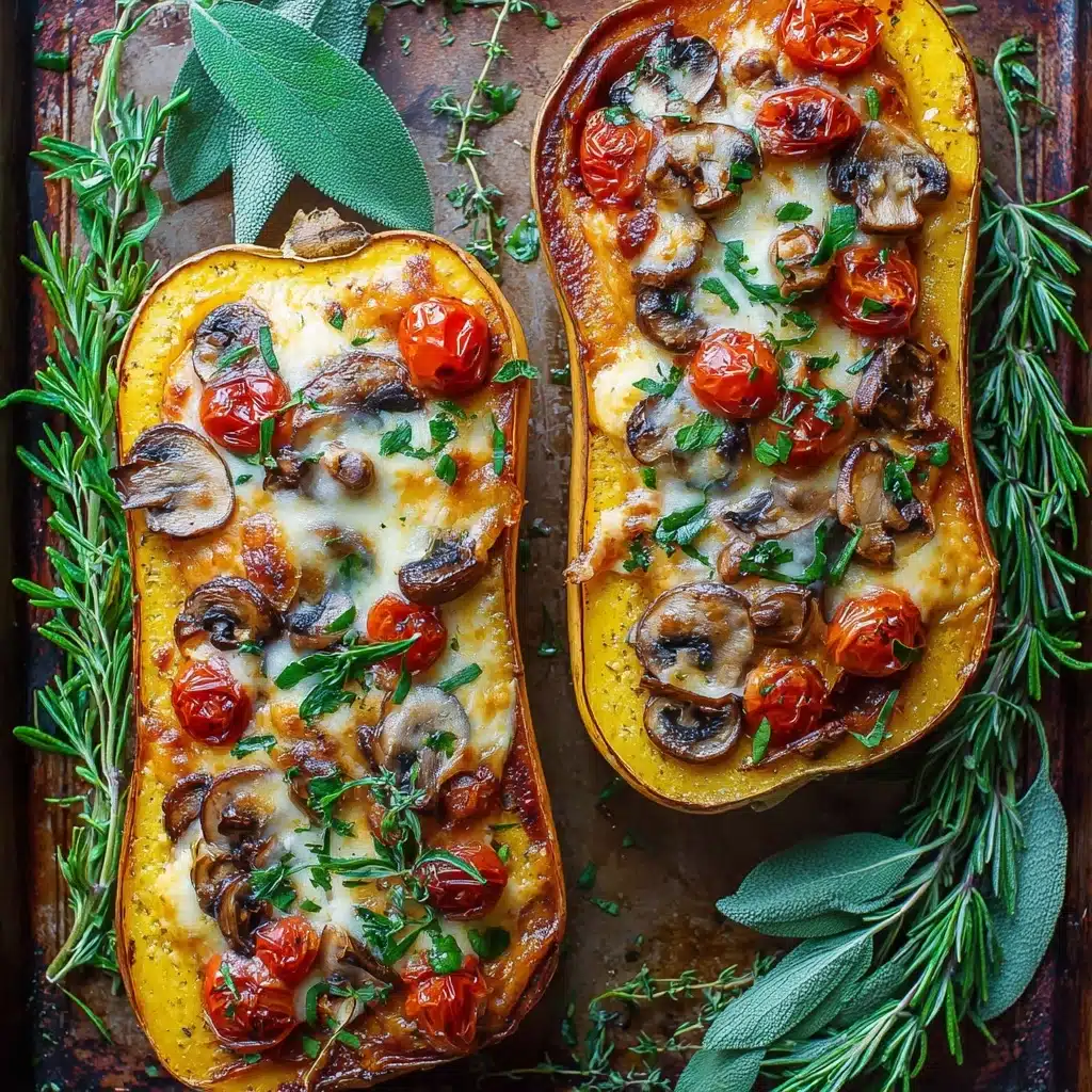 Italian Sausage and Spinach Stuffed Spaghetti Squash Recipe - Recipe Image