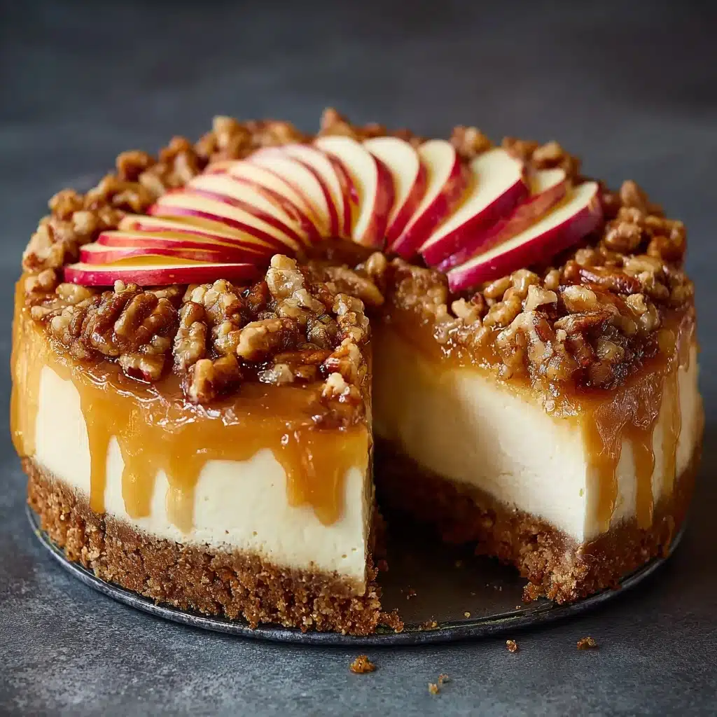 Apple Crumble Cheesecake Recipe - Recipe Image