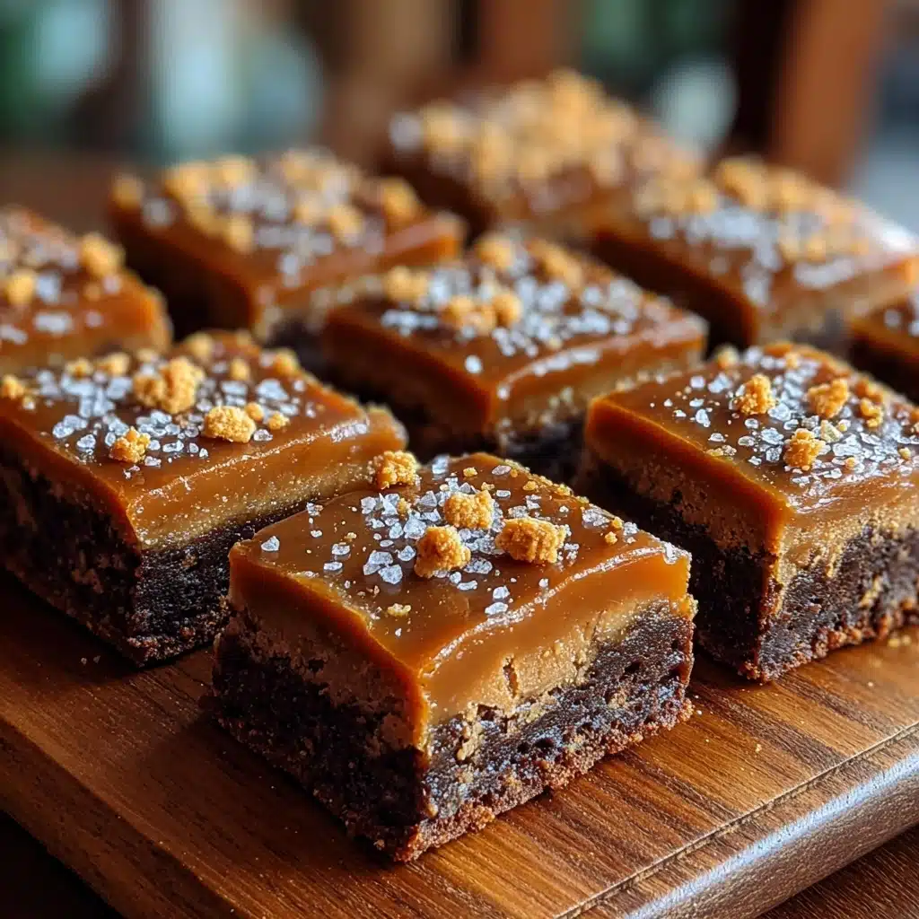 Sweet & Salty Bliss: Salted Caramel Pretzel Blondies Recipe