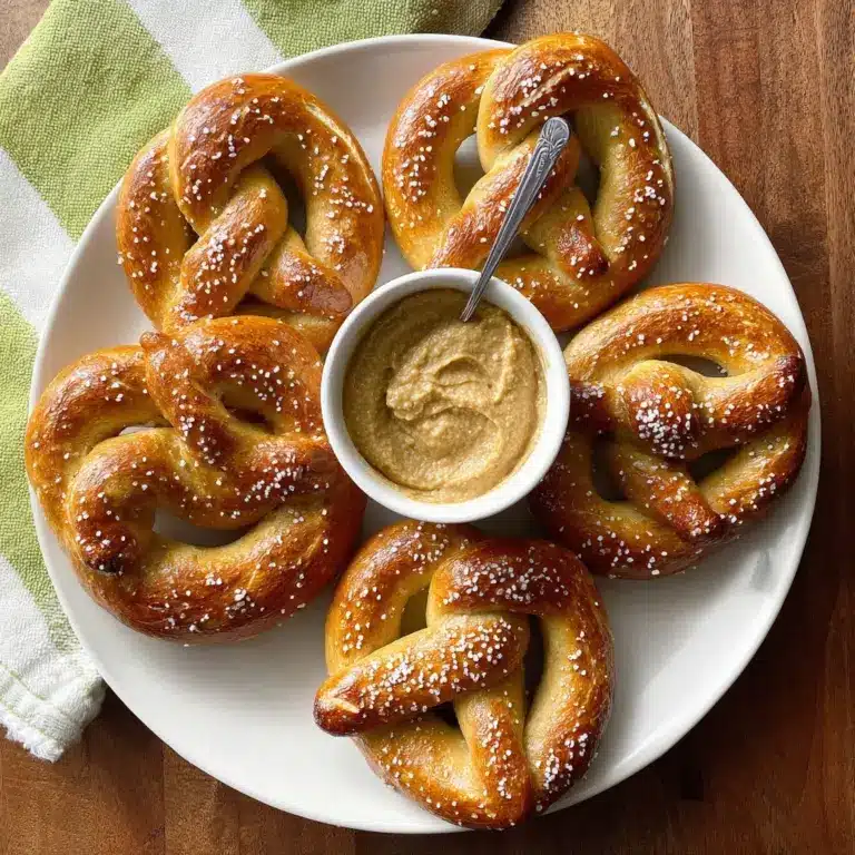 Easy 30 Minute Homemade Soft Pretzels Recipe