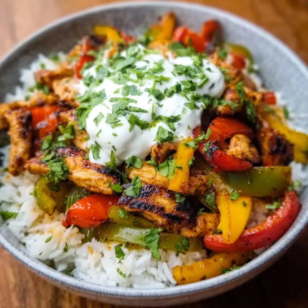 Chicken Fajita Rice Bowls Recipe