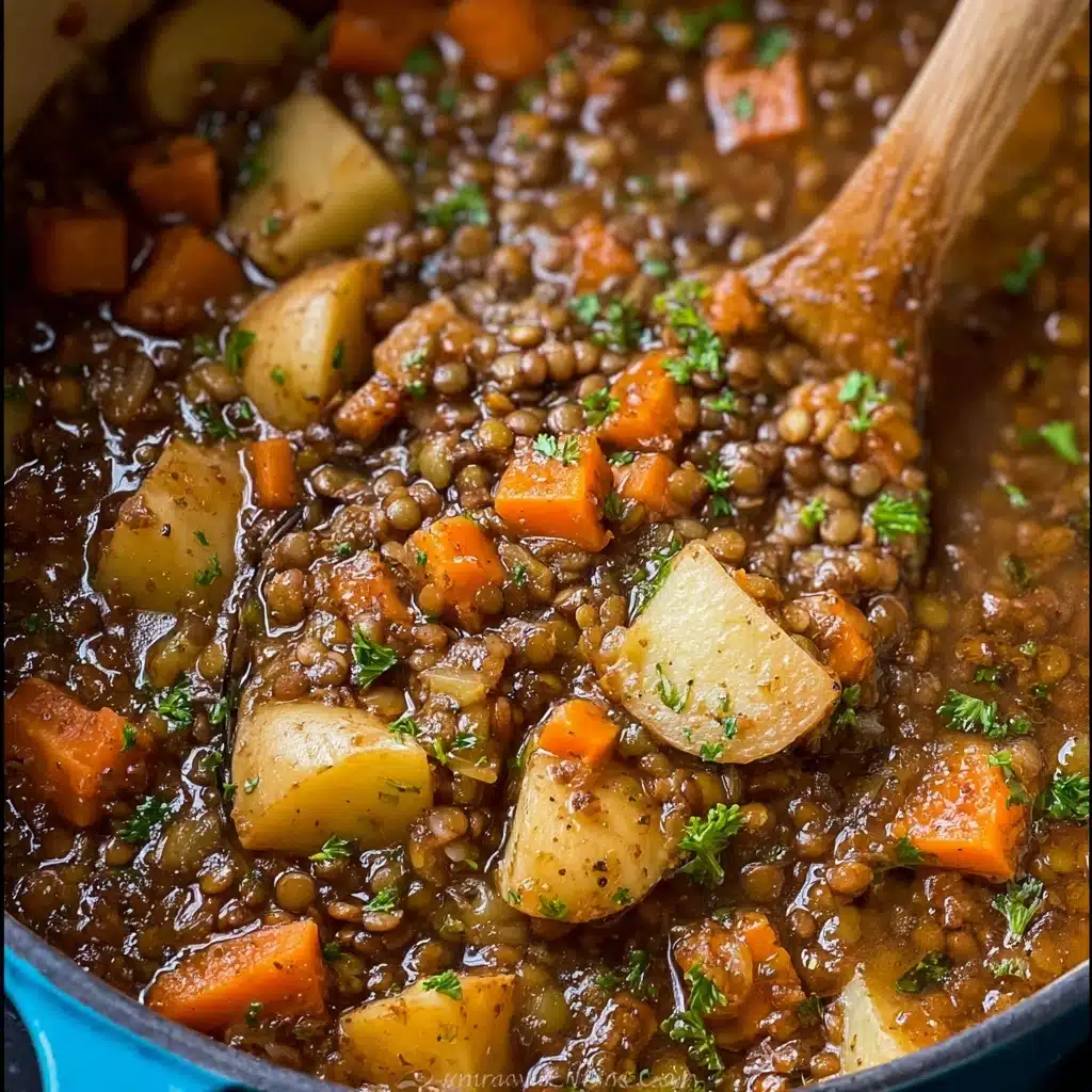 Easy Lentil Potato Soup Recipe - Recipe Image