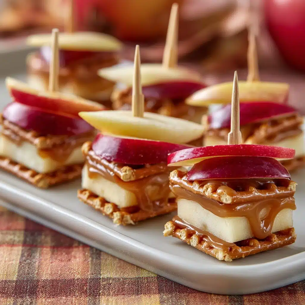 Caramel Apple Pretzel Bites Recipe - Recipe Image