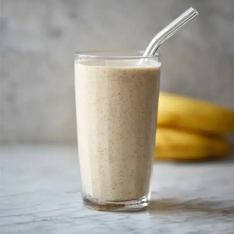 Vanilla Cinnamon Banana Smoothie Recipe