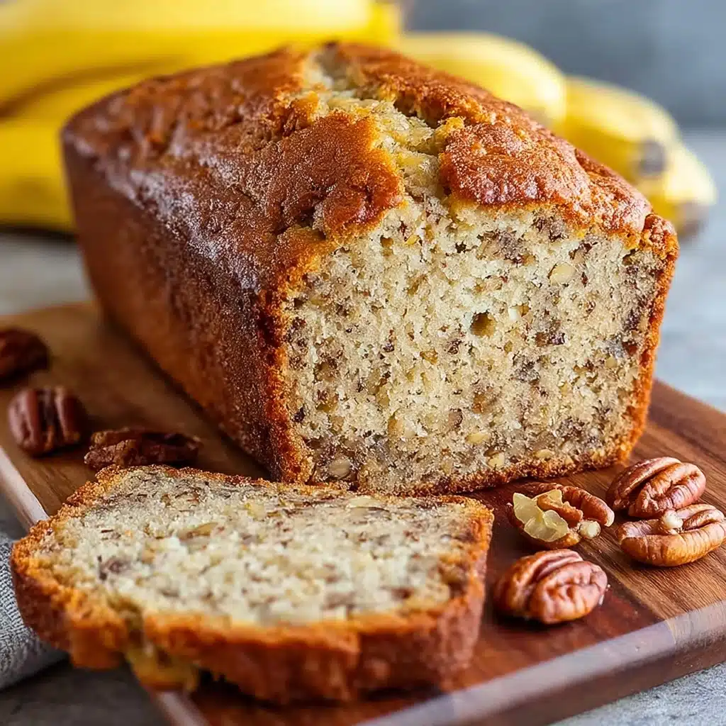 Moist Easy Banana Nut Bread Recipe for Delicious Joy Recipe - Recipe Image