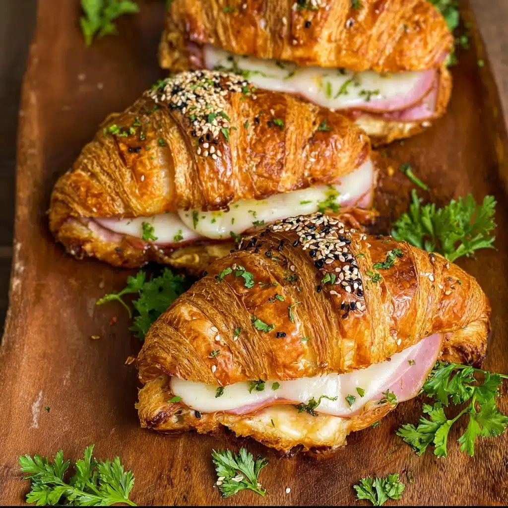 Ham and Cheese Croissant Recipe - Recipe Image