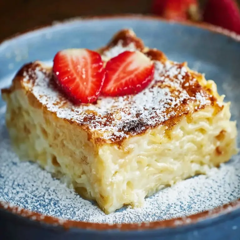 Creamy Macaroni Pudding Recipe