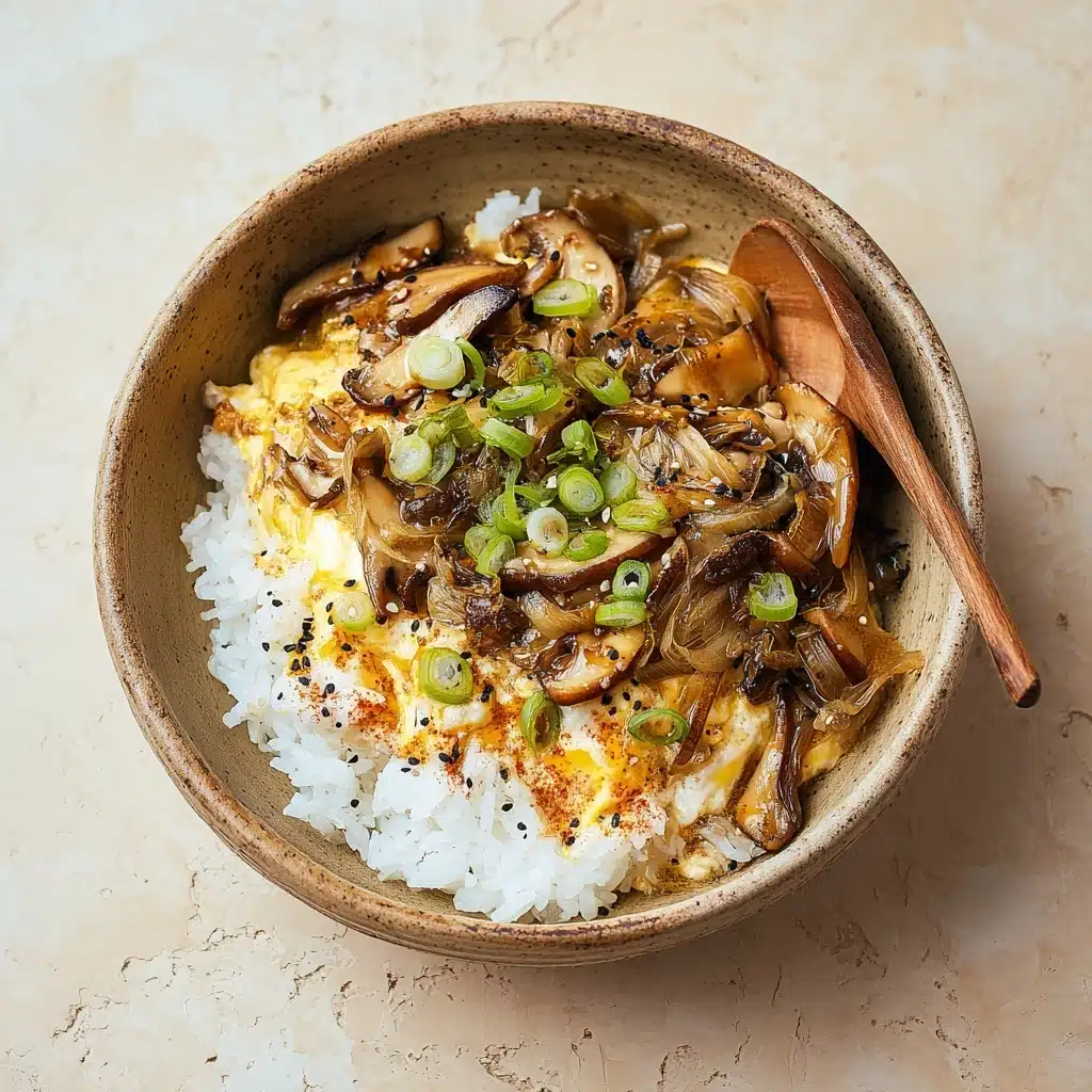 Mushroom and Egg Rice Bowls Recipe - Recipe Image