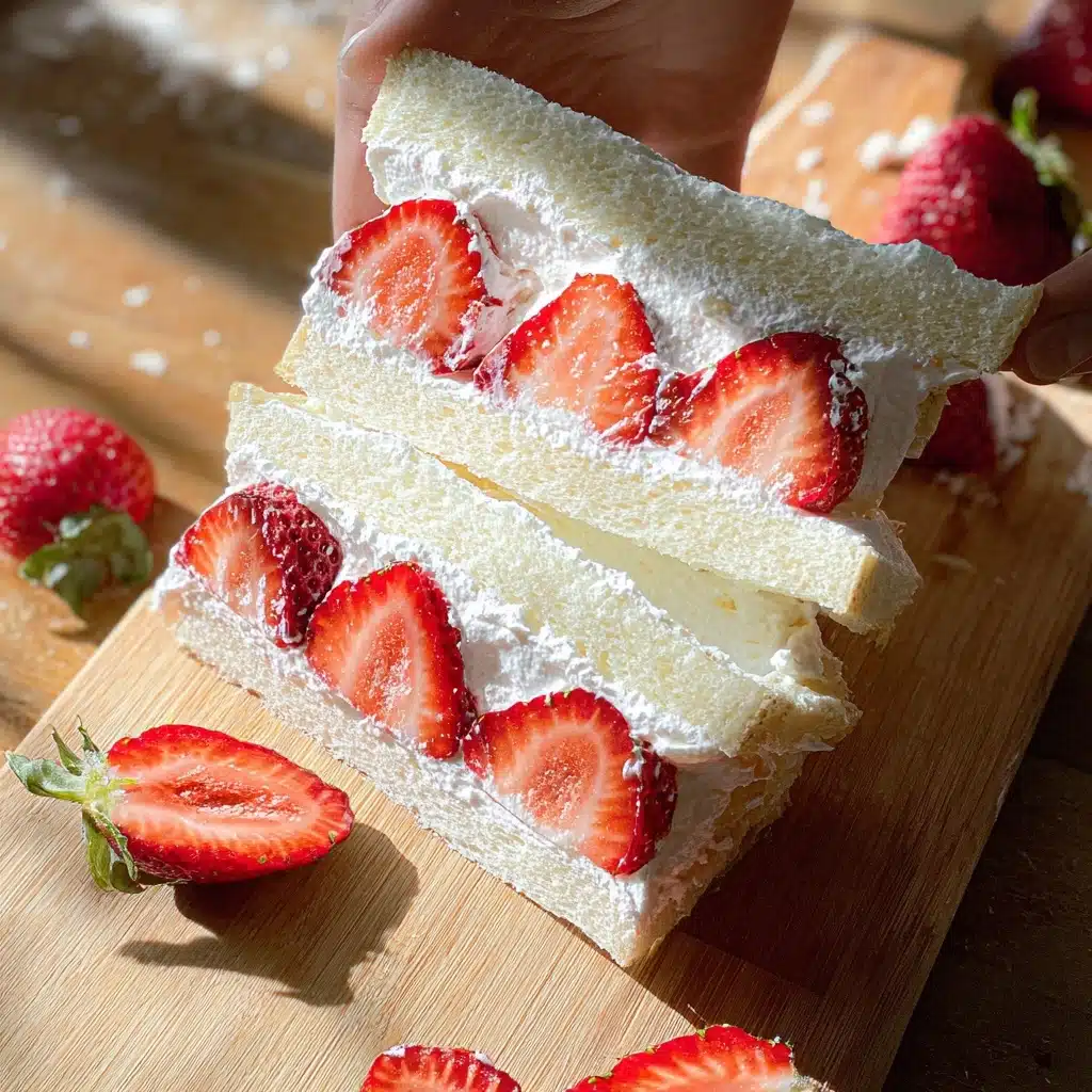 Strawberry Sando (Japanese Fruit Sandwich) Recipe - Recipe Image