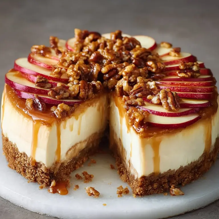 Apple Crumble Cheesecake Recipe