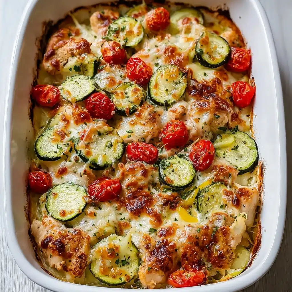 Best Mediterranean Chicken Zucchini Bake Recipe - Recipe Image