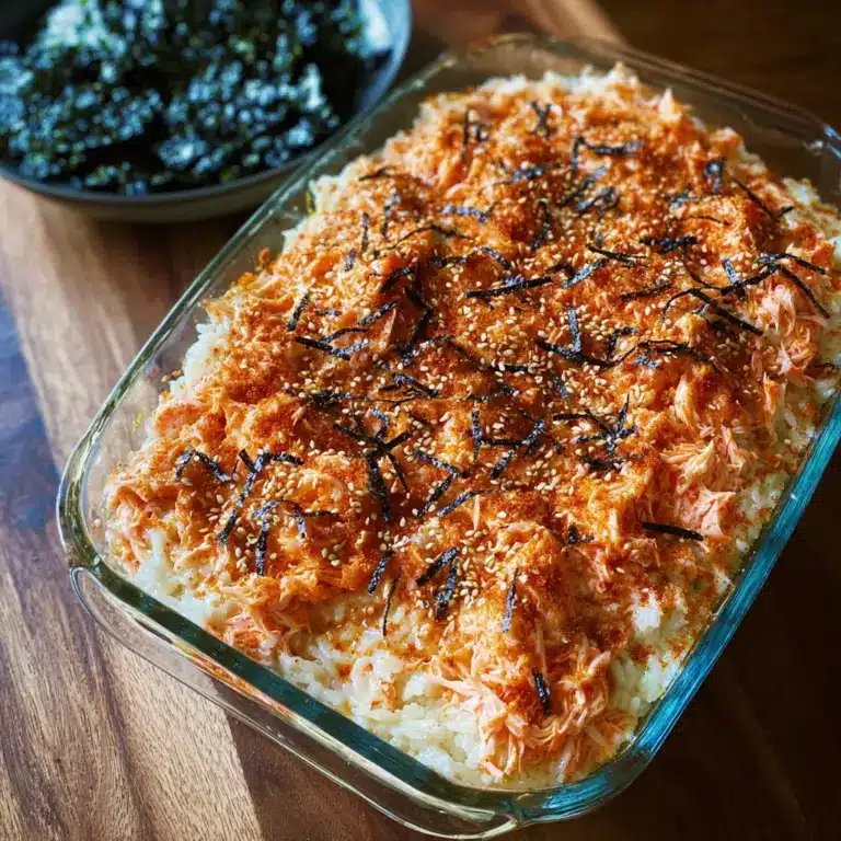 Spicy Tuna & Creamy Crab Sushi Bake Recipe
