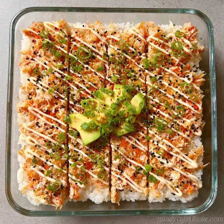 Sushi Bake Recipe Imitation Crab (Sushi Casserole) Recipe