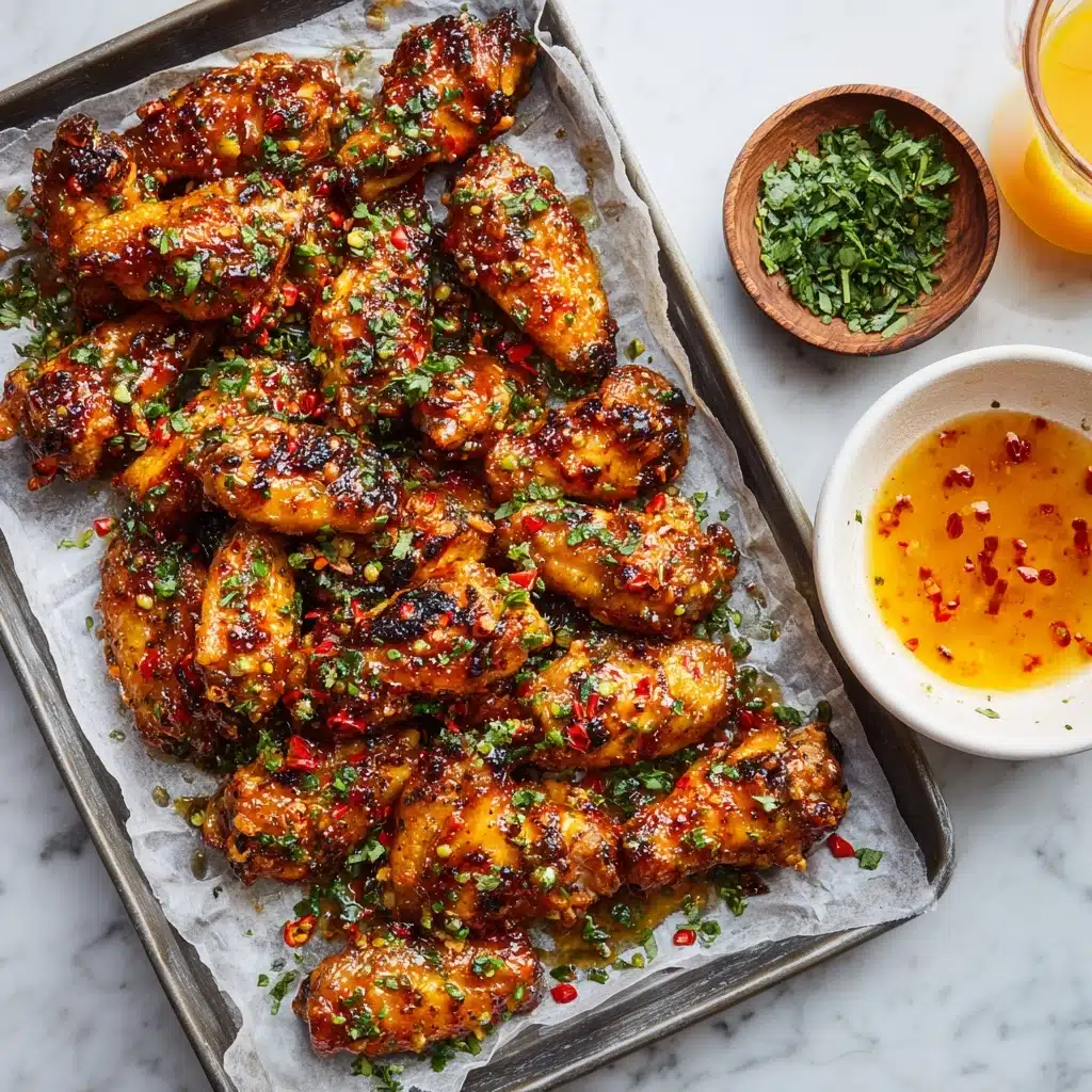 Hot Honey Florida Orange Juice Chicken Wings Recipe