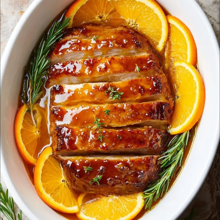 Oven Roasted Turkey Breast – With Honey Orange Sauce Recipe