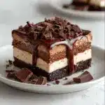 Chocolate MM Cookie Layered Dessert Recipe