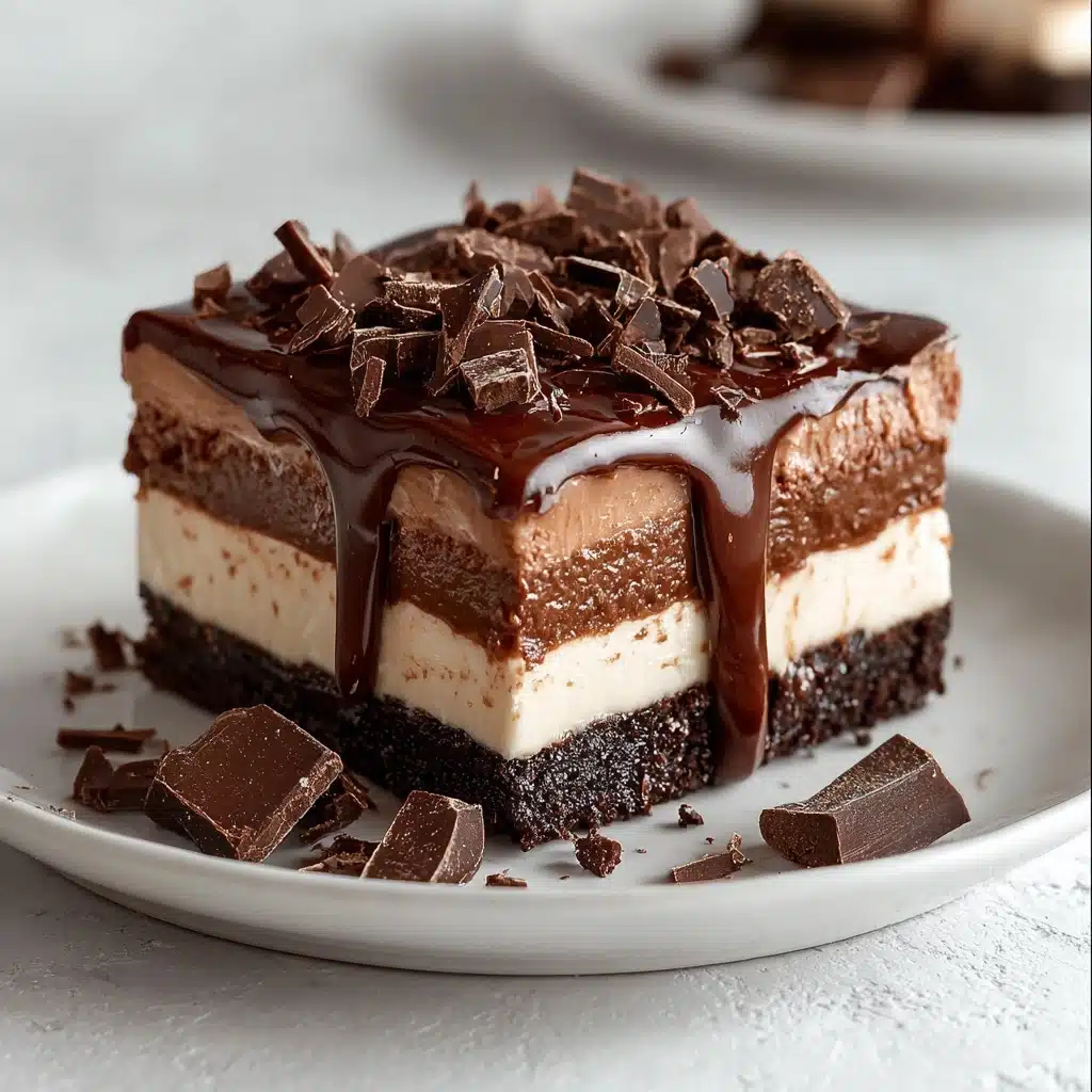 Chocolate MM Cookie Layered Dessert Recipe