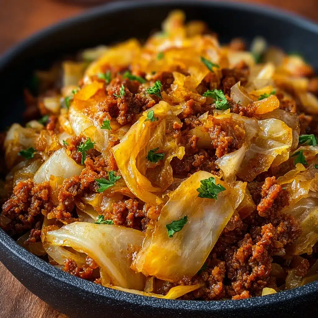 Ground Beef and Fried Cabbage Recipe - Recipe Image