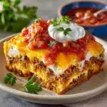 Overnight Breakfast Burrito Casserole Recipe
