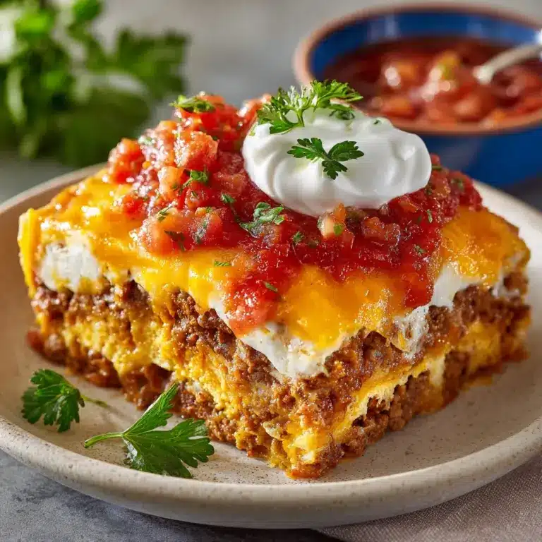 Overnight Breakfast Burrito Casserole Recipe