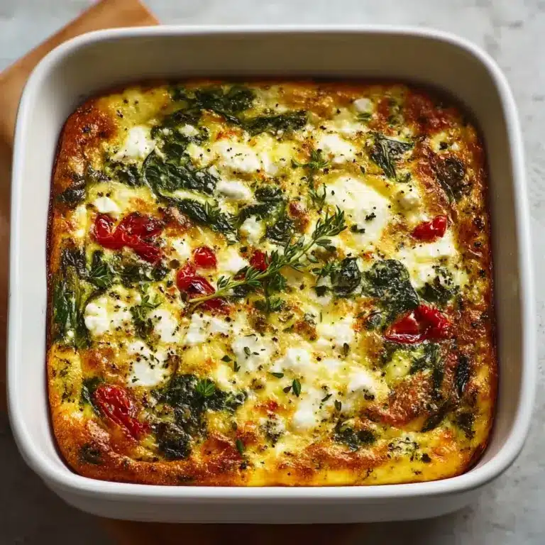 Baked Greek Omelet Recipe