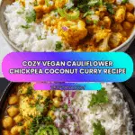 l Cauliflower and Chickpea Coconut Curry Recipe