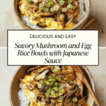 Mushroom and Egg Rice Bowls Recipe