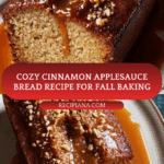 Cinnamon Applesauce Bread Recipe