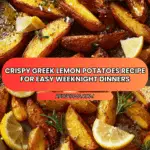 Spicy Lemon Potatoes – Add ½ teaspoon red pepper flakes for a kick Recipe