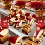 Caramel Apple Pretzel Bites Recipe