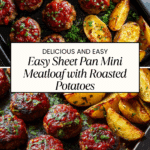 Sheet Pan Mini Meatloaf with Roasted Potatoes Recipe
