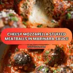 Mozzarella Stuffed Meatballs Recipe