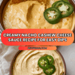 Nacho Cashew Cheese Sauce Recipe