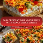 Crescent Roll Veggie Pizza Recipe
