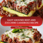 Ground Beef and Zucchini Casserole Recipe