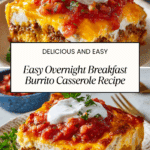Overnight Breakfast Burrito Casserole Recipe